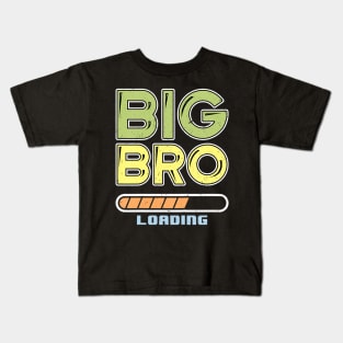 Kids Big Bro Loading Soon to be big Brother 2022 2023 Kids T-Shirt